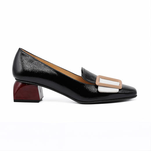 #断码特价37码&38码#西班牙原产优雅舒适女款时装鞋黑色/白色/酒红色5982 商品图0