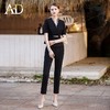 AD高端酒店前台接待工作装女案场客服工作服黑色收腰西装套装裤子 商品缩略图1