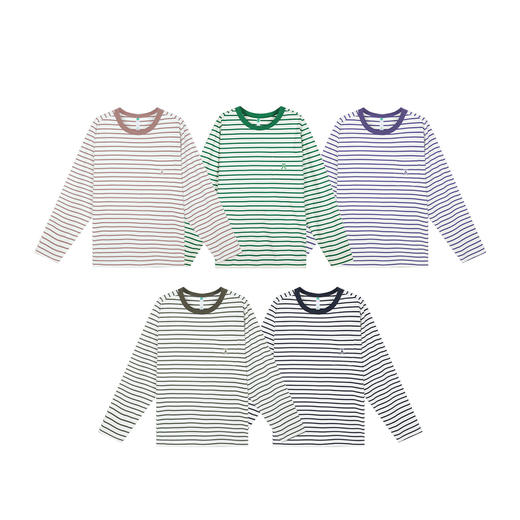 【品牌直发】ACMEITEM爱棵米-亲子速干条纹长袖T恤 商品图4