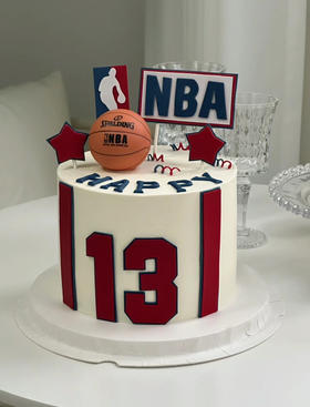 NBA哈登篮球蛋糕