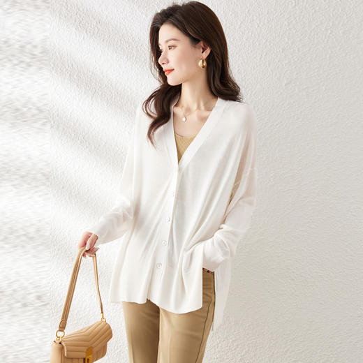 防晒开衫，薄款冰丝针织外套CC-AB6604 商品图1