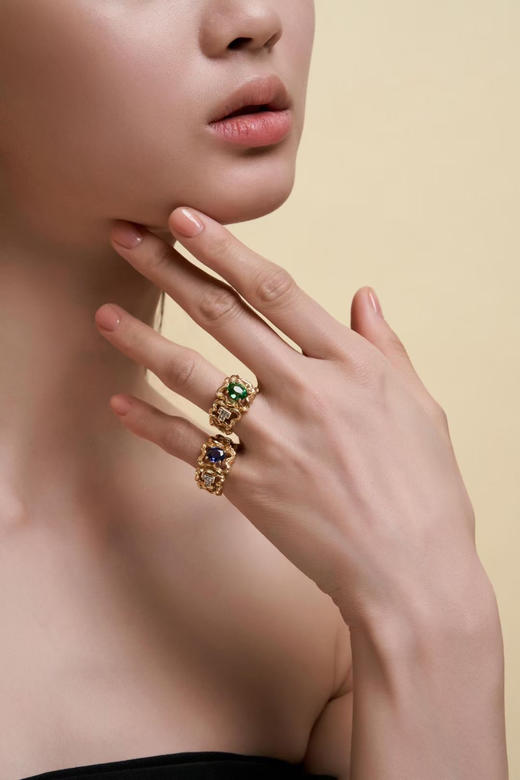 Centauri Lucy 弗拉戈纳尔蓝宝石戒指 商品图3