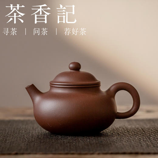 茶香记 紫砂壶 紫泥小容天 经典壶型 沉稳质朴 泡茶壶 大肚能容 商品图0