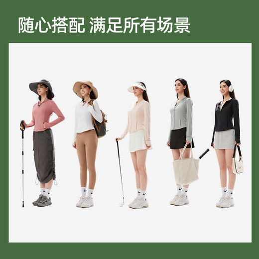 【新品上市】7A抗菌冰感原纱防晒衣连帽防晒外套瑜伽运动健身防晒衣 商品图5