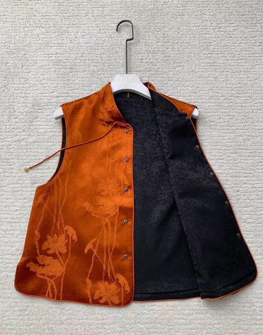 uma wan*提花盘扣马甲。 商品图9