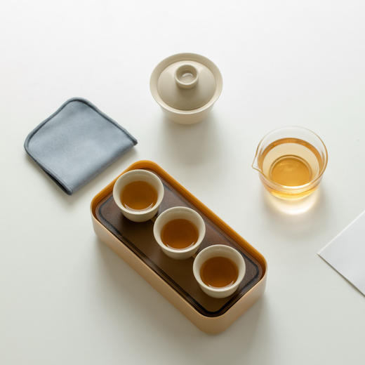 福沏 便携茶具套组 旅行茶具 高端企业员工福利亲朋友探亲伴手礼 商品图12