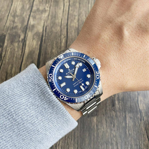 现货瑞士EDOX依度NEPTUNIAN海神68小时储能自动机械手表夜光防水 商品图4