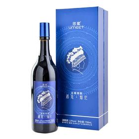 悠蜜蓝莓遇见灿烂半干型果酒750ml