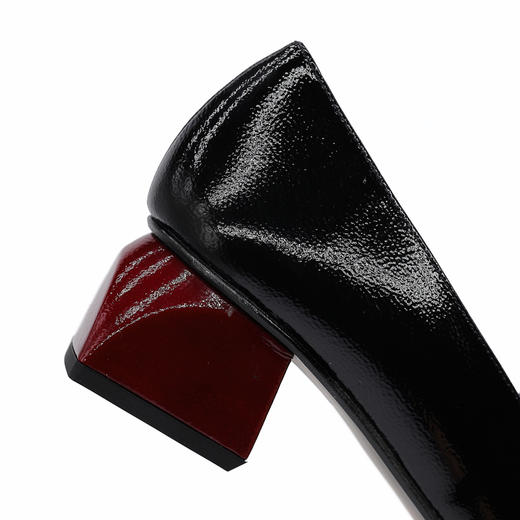 #断码特价37码&38码#西班牙原产优雅舒适女款时装鞋黑色/白色/酒红色5982 商品图8