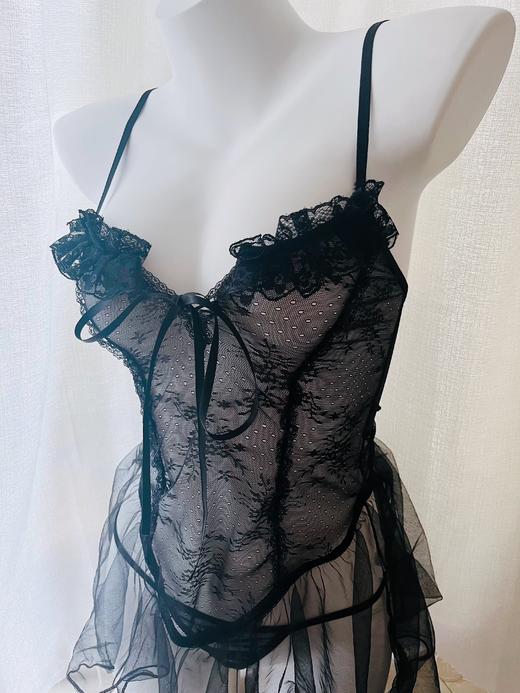 【情趣内衣】吊带蕾丝裙，超显身材（弹力很大，穿到160斤） 商品图3