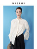HIDEMI 极简设计感圆领色织条纹衬衫 商品缩略图4