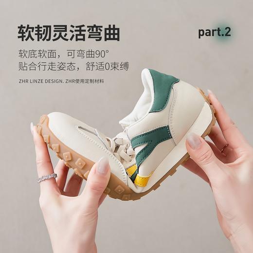 ZHR则则舒适女鞋2024春季新款时尚百搭休闲运动鞋低帮软底板鞋女 商品图13
