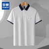 14LP3301【含桑蚕丝】罗蒙男士高周波polo衫男短袖男夏季薄款男士短袖t恤男 商品缩略图0