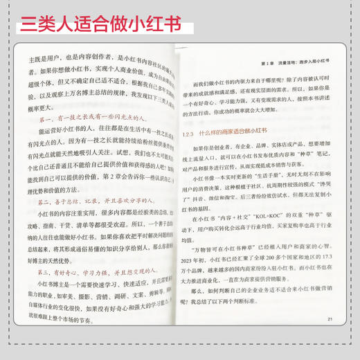 5小时吃透小红书商业版 厦九九教你小红书赚钱内容变现5大方法 运营涨粉变现获客转化 打造IP直播带货 流量生产获取投放 商品图3