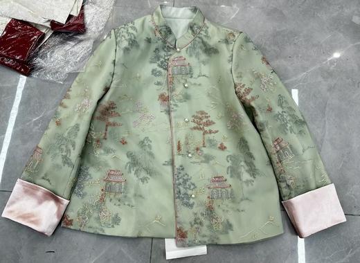 【门店同款】ENJOY2024年春季云敛-帝台春拼纱提花外套 156843522 商品图0