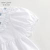 马克珍妮女童复古绣花娃娃领连衣裙儿童裙子2024年夏装新款240653 商品缩略图4