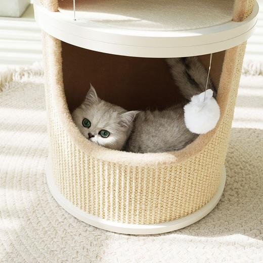 CatS转转树洞 双层猫窝剑麻抓桶猫窝猫爬架猫抓柱 商品图3