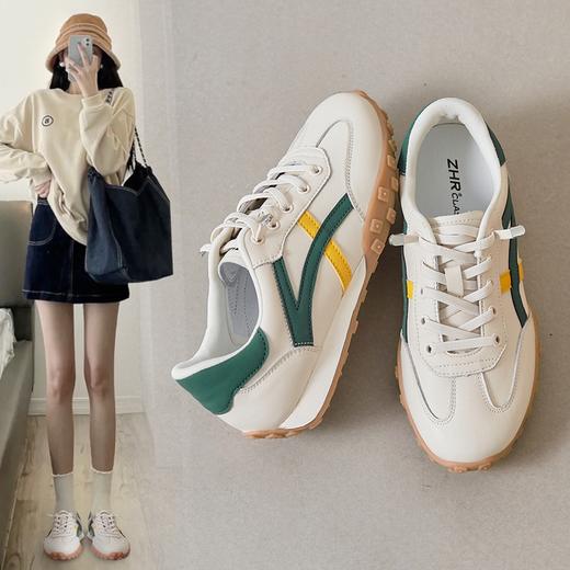 ZHR则则舒适女鞋2024春季新款时尚百搭休闲运动鞋低帮软底板鞋女 商品图4