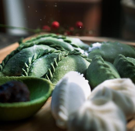 楼塔传统手工清明粿 采摘新鲜的艾草 清香软糯料足多汁 老底子杭州味道清明团青团 商品图2