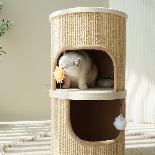 CatS转转树洞 双层猫窝剑麻抓桶猫窝猫爬架猫抓柱 商品图2