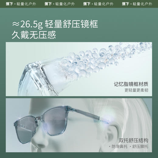 蕉下2024新款猫眼折叠墨镜FO31524 H242270858 商品图3