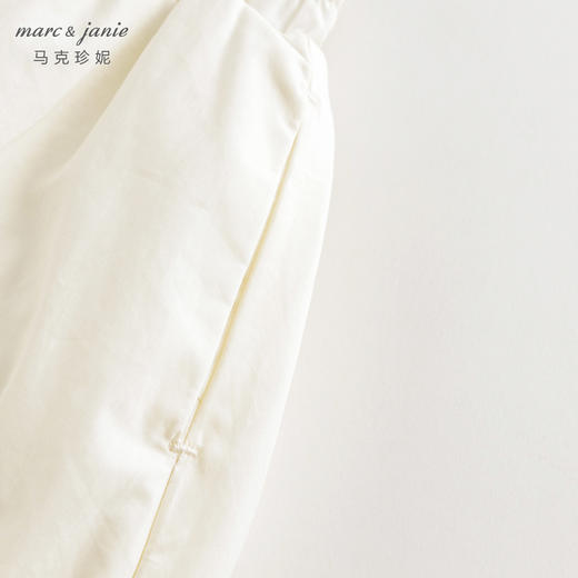 马克珍妮女童松紧腰纯棉花苞短裤儿童裤子2024年夏装新款240713 商品图3