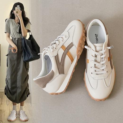 ZHR则则舒适女鞋2024春季新款时尚百搭休闲运动鞋低帮软底板鞋女 商品图8