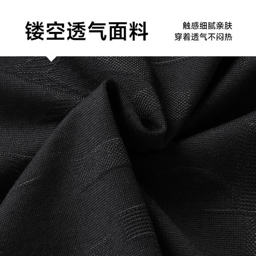 【Q】【新款DX】大依优型大码男装潮款镂空短袖T恤圆领加肥加大透气吸汗夏季上衣半袖t恤夏装 商品图3