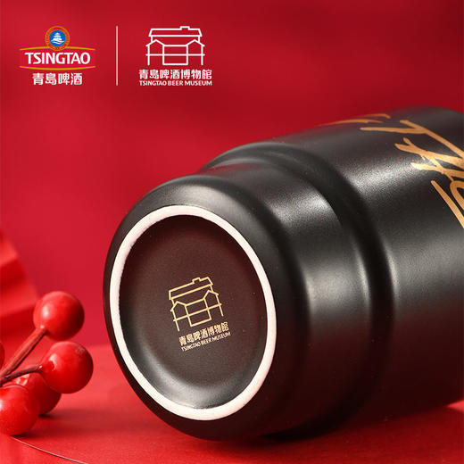 青岛啤酒博物馆 竹简创意马克杯简约陶瓷杯咖啡杯 青岛啤酒 官方文创 商品图5