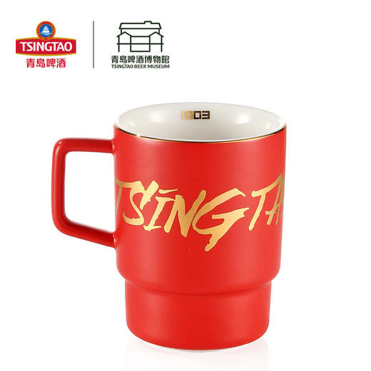 青岛啤酒博物馆 竹简创意马克杯简约陶瓷杯咖啡杯 青岛啤酒 官方文创 商品图6