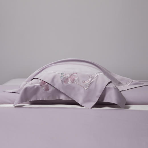 雅韵宫廷刺绣系列 清莹-烟紫 38.4%莱赛尔 61.6%棉 商品图6