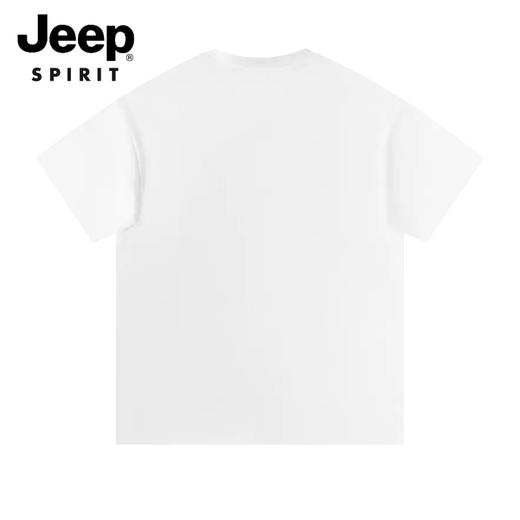 心选丨【买1送1】吉普JEEP SPIRIT 美式宽松落肩版型 休闲纯棉短袖T恤230G 商品图5