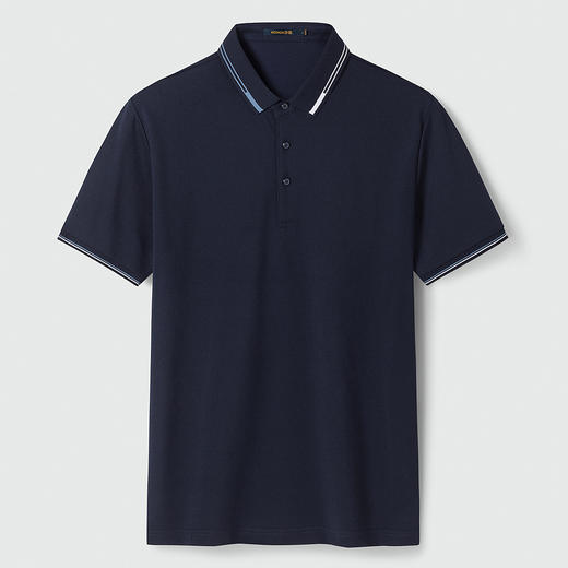 【含桑蚕丝】罗蒙男士经典爆款polo衫男短袖夏季速干t恤男短袖男t恤 商品图3