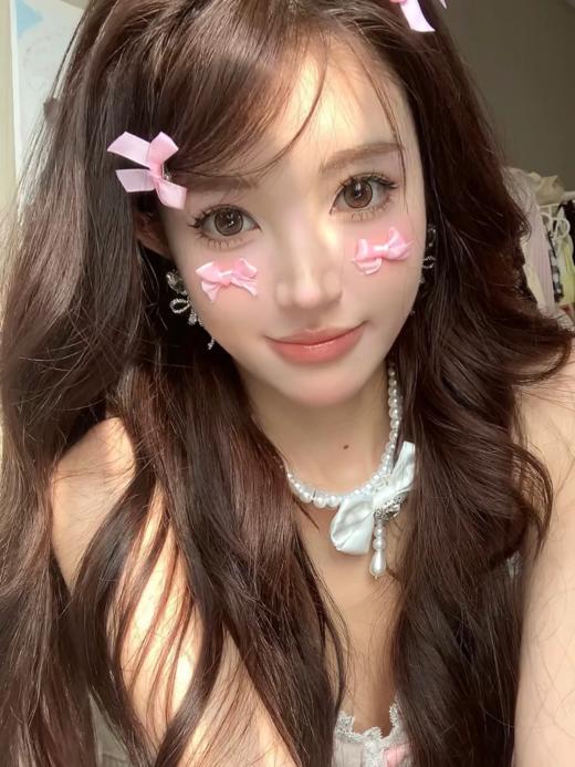 sasababy 月抛 小兔啾咪/奶栗泡泡 粉/棕 14.5/13.9 拍下即为一副两片 商品图8