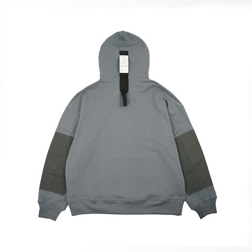 N.HOOLYWOOD MOCK NECK HOODIE 军事风支线廓形连帽套头卫衣 商品图3