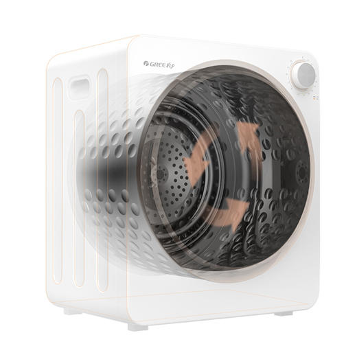 【预售】格力·滚筒式干衣机 GTDV25-N01Aa3 高亮白色 商品图3