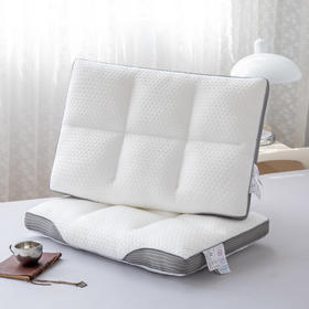 【推荐】诗梦姿全棉针织分区按摩颈椎枕芯 透气舒适 柔软贴肤