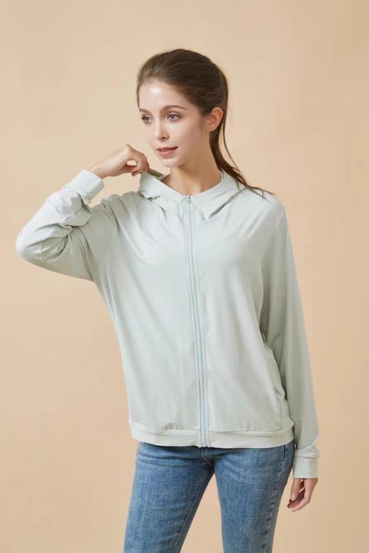 LS竹纤维女带帽防晒衣6605 商品图0