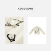 COCO ZONE2024新中式立领毛针织衫单排扣百搭通勤上衣CC2B0447 商品缩略图2