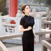 老上海复古中式，长款民国风高级感旗袍TX-8322 商品缩略图3