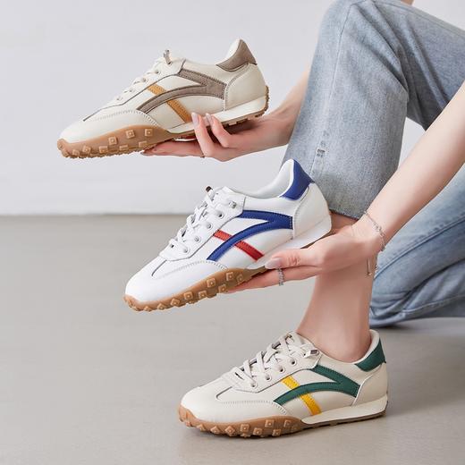 ZHR则则舒适女鞋2024春季新款时尚百搭休闲运动鞋低帮软底板鞋女 商品图11