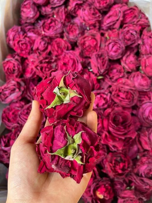 整朵墨红玫瑰 80g/罐 一朵泡一杯 喝出红润好气色 商品图5