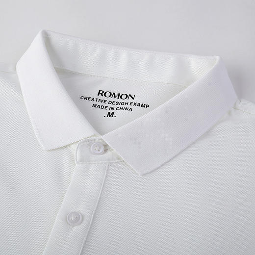 14LP5828【含桑蚕丝】罗蒙男士夏季薄款polo衫男短袖男冰爽透气男士短袖t恤男 商品图5