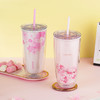 乐扣乐扣吸管杯ins风带吸管水杯女塑料杯子大人简约大容量奶茶男  HAP507 商品缩略图1
