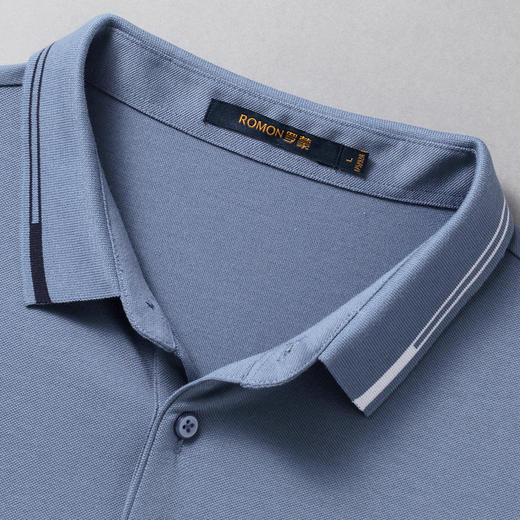 【含桑蚕丝】罗蒙男士经典爆款polo衫男短袖夏季速干t恤男短袖男t恤 商品图5