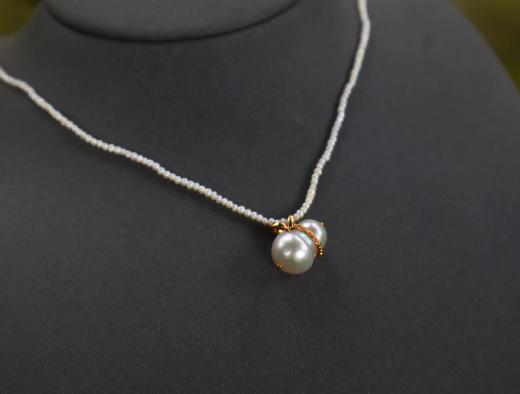 【欢喜福禄】南洋白葫芦珠项链 商品图1