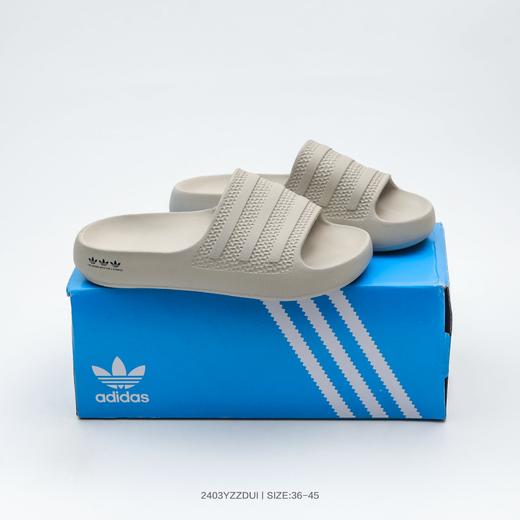 阿迪达斯 Original Adilette 22 Slide 3D打印沙滩涉水舒适耐磨运动拖鞋 外穿一体成型防滑运动拖鞋 商品图2