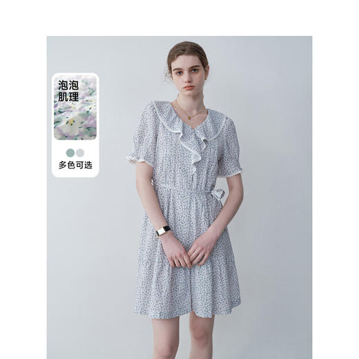 TeenieWeenie小熊简约连衣裙女夏季女短裙TTOW242404T 商品图0