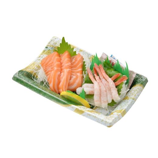 2点刺身(三文鱼+北极甜虾 )/份 原料生长地：【海产品】三文鱼-挪威；甜虾-山东 商品图2