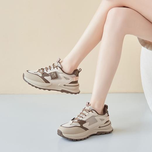 ZHR则则厚底老爹鞋女2024春季新款透气运动鞋百搭复古女鞋 商品图10